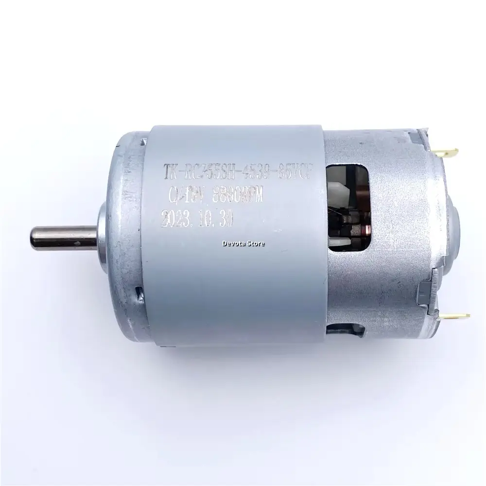 Picture of 775 12V DC Motor 21,000 RPM Brushed Electric Motor with Double Bearing(Grey)