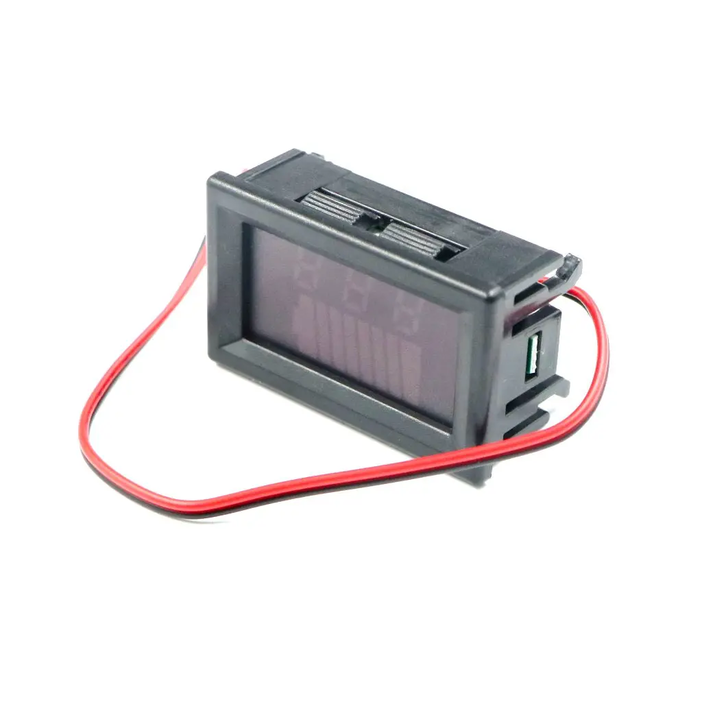 Picture of 12V to 60V DC Lead Acid Lithium Battery Capacity and Voltage Indicator(Black)