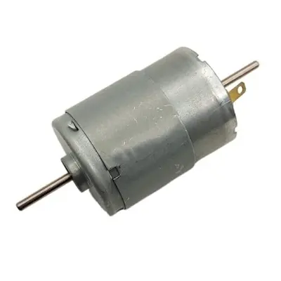 Picture of RS555 DC 12V High-Speed D-Shaft Fan Motor – 3.17mm Shaft for Cooling & DIY Projects(Grey)