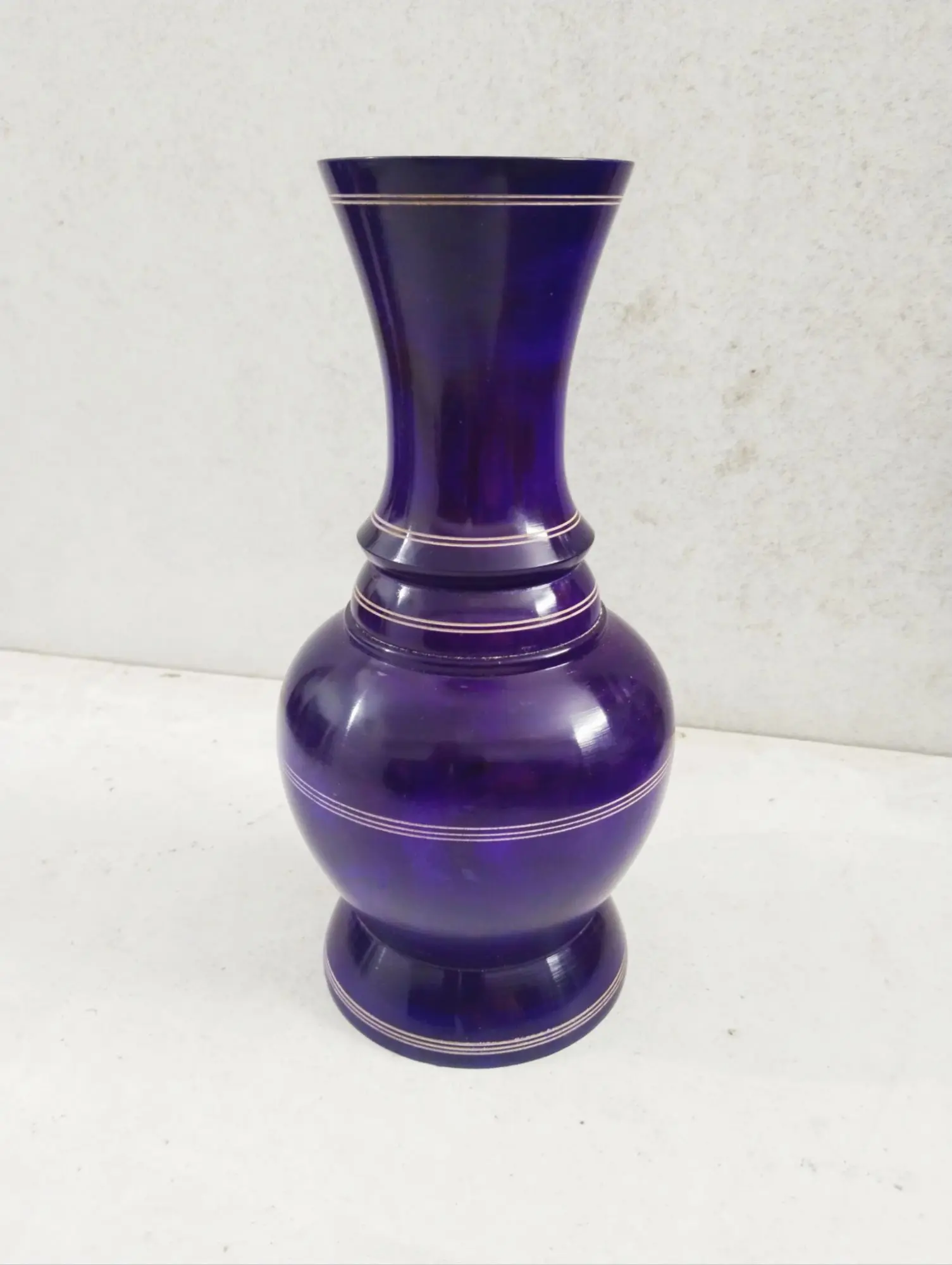 Picture of Hand Made Wooden colorful flowers Vase/Fuldani  - Flower Vase( 9 inch )