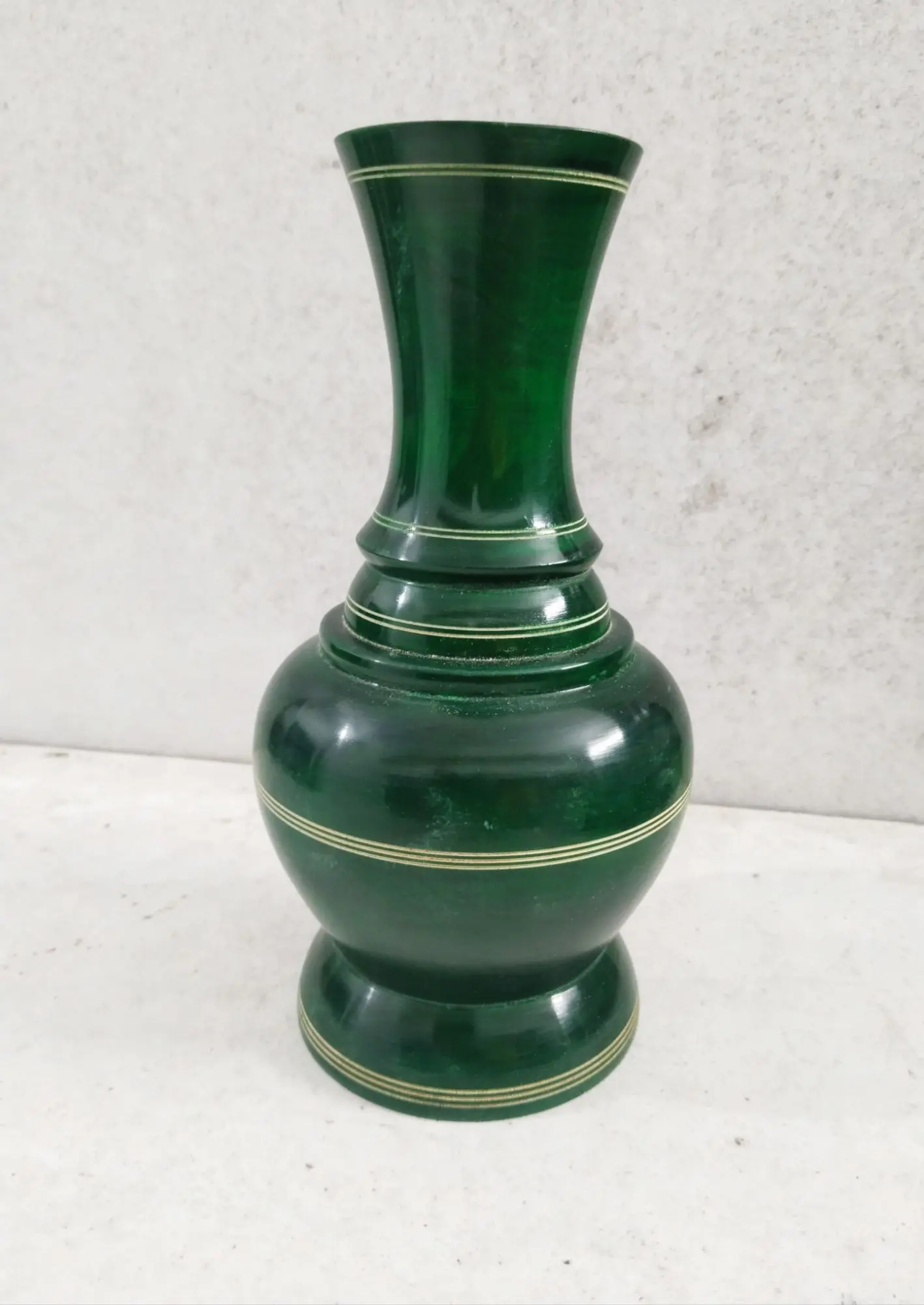 Picture of Hand Made Wooden colorful flowers Vase/Fuldani  - Flower Vase( 9 inch )