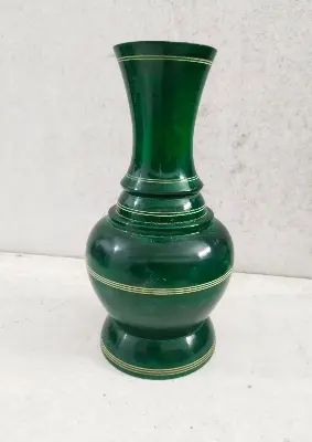 Picture of Hand Made Wooden colorful flowers Vase/Fuldani  - Flower Vase( 9 inch )