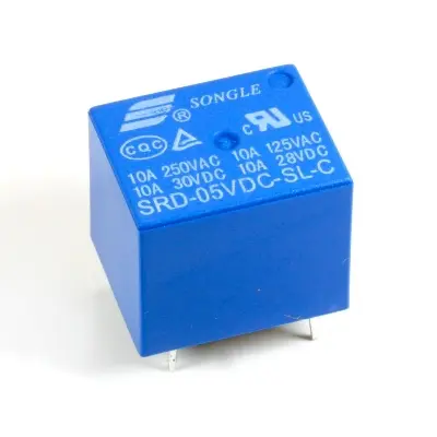 Picture of 6V DC Relay Mini 6V 10 A DC Relay(Blue)