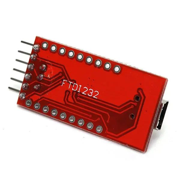 Picture of FT232RL FTDI USB to TTL Serial Adapter Module (3.3V/5.5V)(Red)