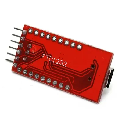 Picture of FT232RL FTDI USB to TTL Serial Adapter Module (3.3V/5.5V)(Red)