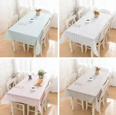 Picture of 137*180cm PVC waterproof oil proof colorful dining linen tablecloth protector roll pp table cloth polypropylene non woven tablecloth - Multicolor