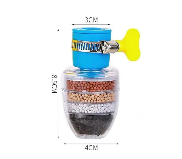 Picture of Kitchen Tap Water Purifier Home Activated Carbon Multilayer Water Filter - Multicolor