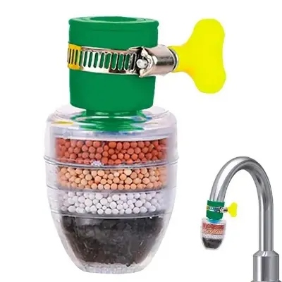 Picture of Kitchen Tap Water Purifier Home Activated Carbon Multilayer Water Filter - Multicolor