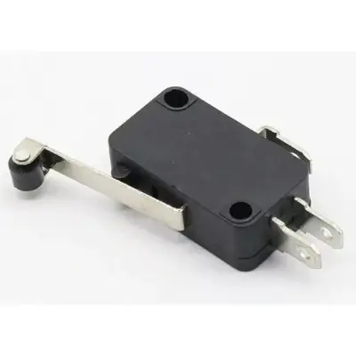 Picture of Limit Switch Micro Switch 15A 250V Roller Lever  with Extended Arm | Rice Cooker Switch(Black)