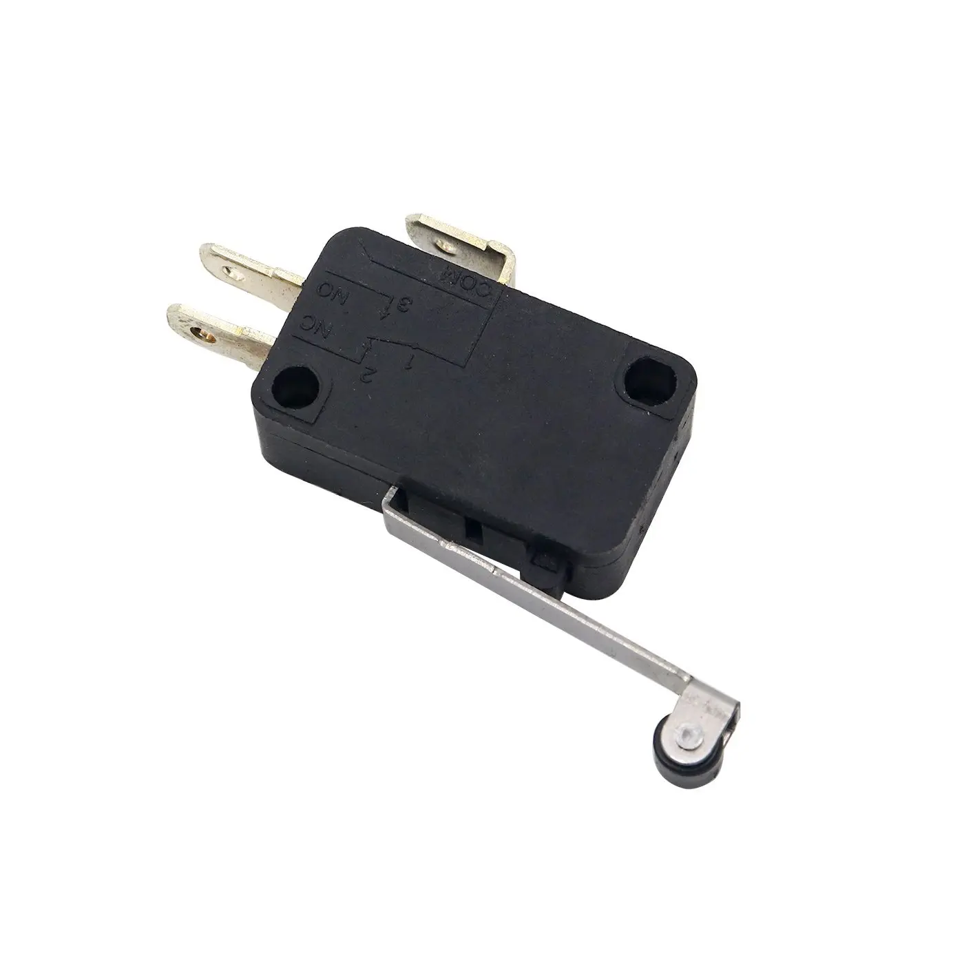 Picture of Limit Switch Micro Switch 15A 250V Roller Lever  with Extended Arm | Rice Cooker Switch(Black)