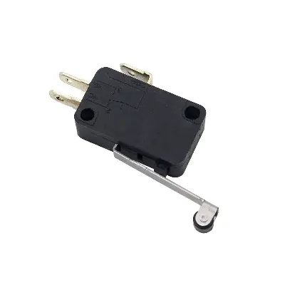Picture of Limit Switch Micro Switch 15A 250V Roller Lever  with Extended Arm | Rice Cooker Switch(Black)