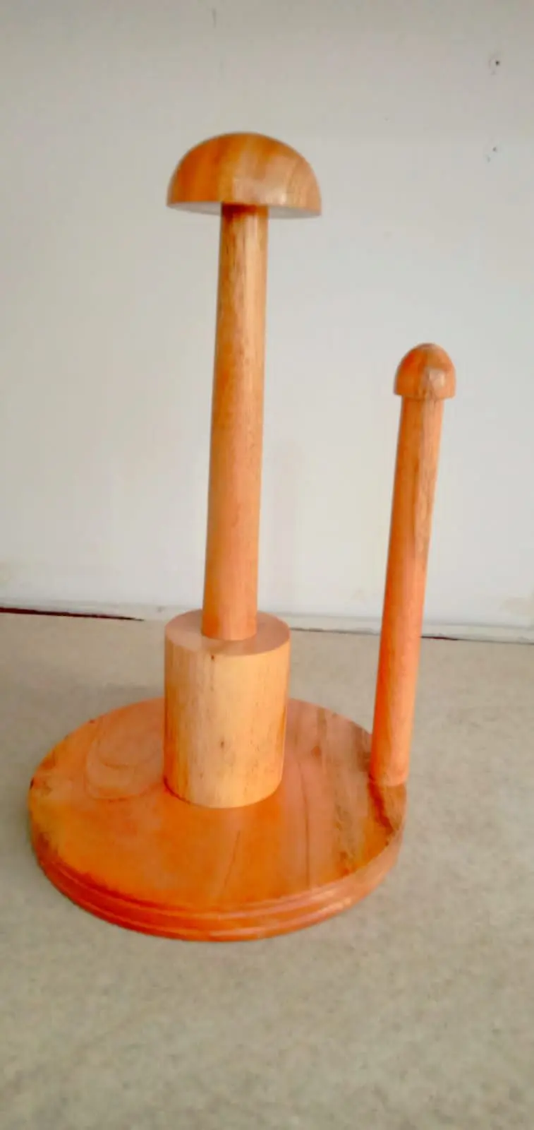 Picture of Wooden Kitchen Tissue Holder টিস্যু -Brown MEHGONI  WOOD - Multicolor