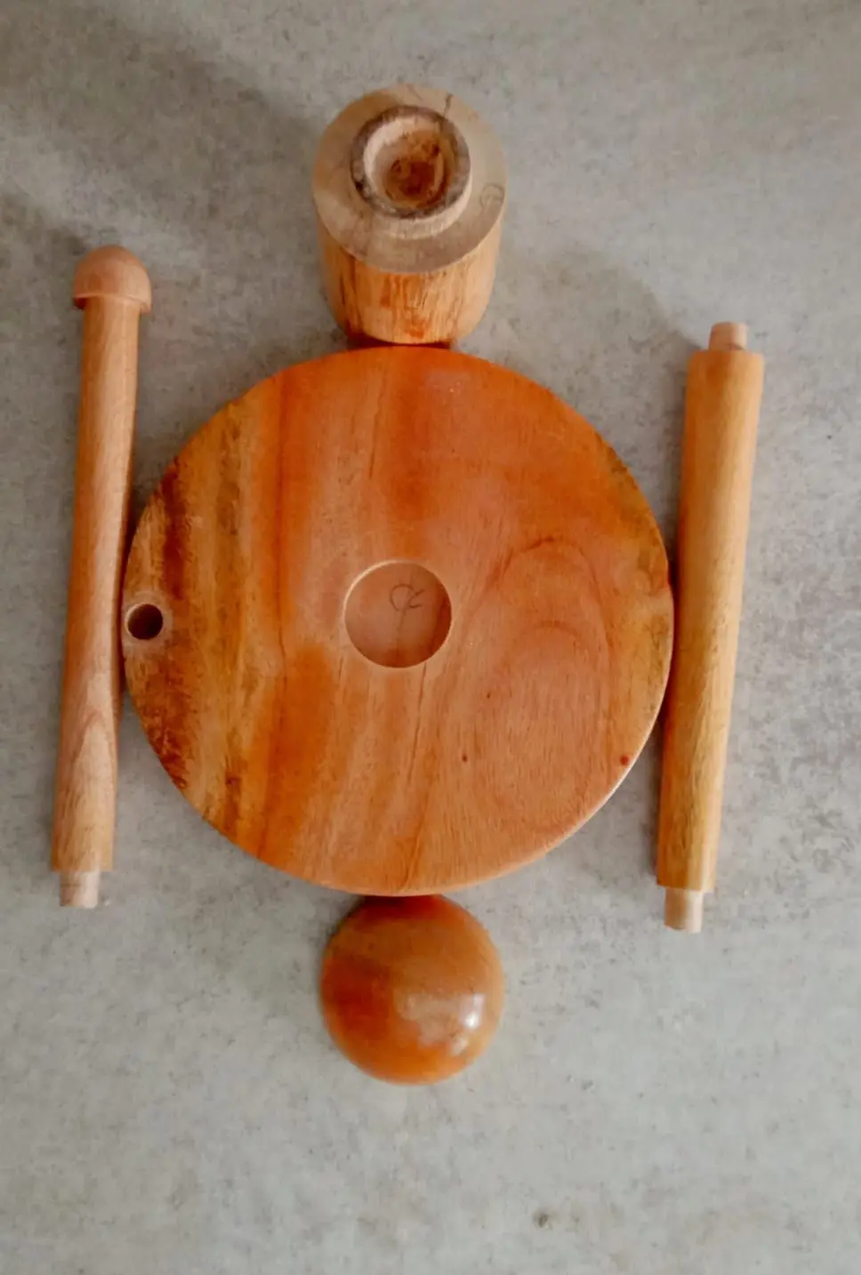 Picture of Wooden Kitchen Tissue Holder টিস্যু -Brown MEHGONI  WOOD - Multicolor