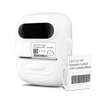 Picture of Marklife P50 Smart Rechargeable Bluetooth Label Printer for Home & Office(White)