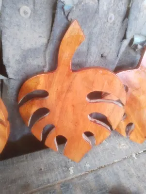 Picture of High-Quality 100% Teak Cutting Board With Food Contact Oil Chopping Board Custom Size Safe To Use: Prepare Your Meals Safely With This High-Quality Teak Cutting Board - Multicolor