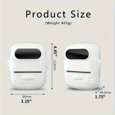 Picture of Marklife P50 Smart Rechargeable Bluetooth Label Printer for Home & Office(White)