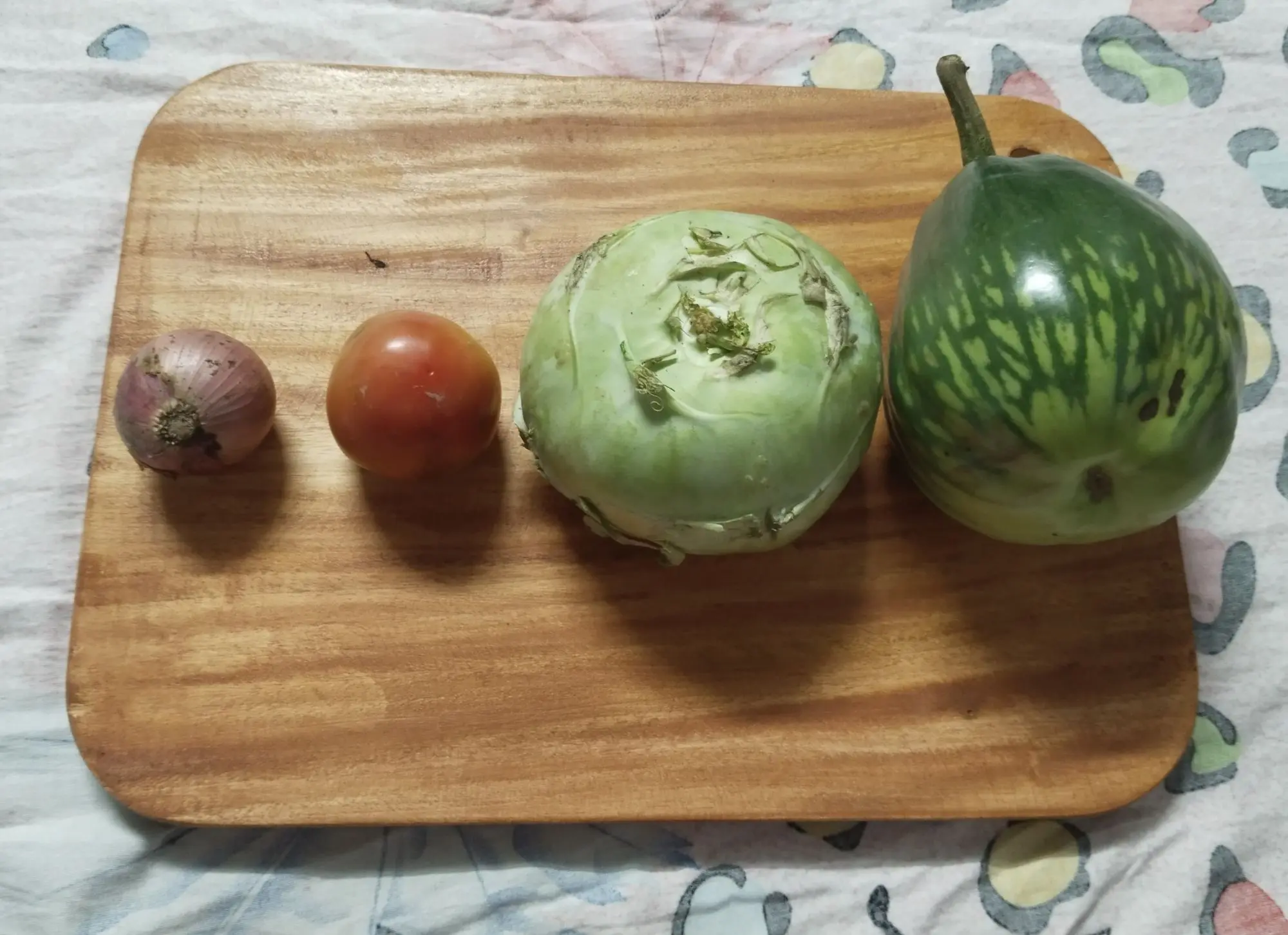 Picture of Add Elegance To Your Kitchen With The Wood Handcrafted Cutting Board, Offering High Quality And Fine Wooden Construction. - Multicolor