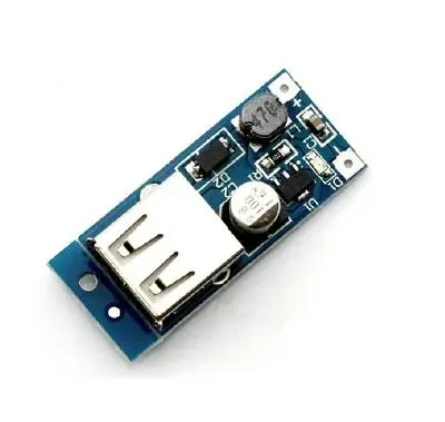 Picture of Mini PFM Step-Up DC-DC USB 0.9V to 5V Boost Converter Module(Blue)