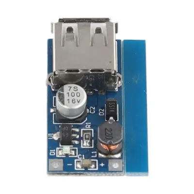 Picture of Mini PFM Step-Up DC-DC USB 0.9V to 5V Boost Converter Module(Blue)