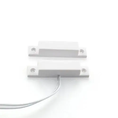 Picture of Magnetic Reed Switch Door Sensor with Wire MC-38A Surface-Mount Magnetic Alarm Sensor(White)