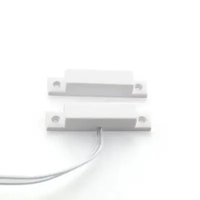 Picture of Magnetic Reed Switch Door Sensor with Wire MC-38A Surface-Mount Magnetic Alarm Sensor(White)