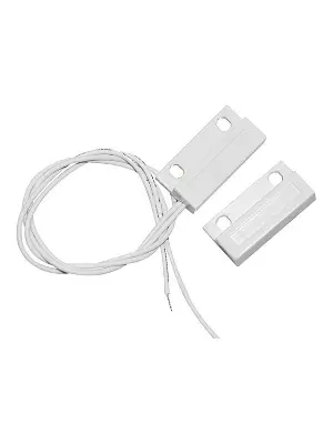 Picture of Magnetic Reed Switch Door Sensor with Wire MC-38A Surface-Mount Magnetic Alarm Sensor(White)