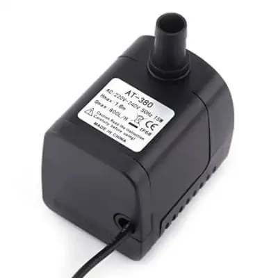 Picture of 25w Mini Submersible Water Pump Ideal for Fish Tank & Aquarium | Air Cooler Pump(Black)