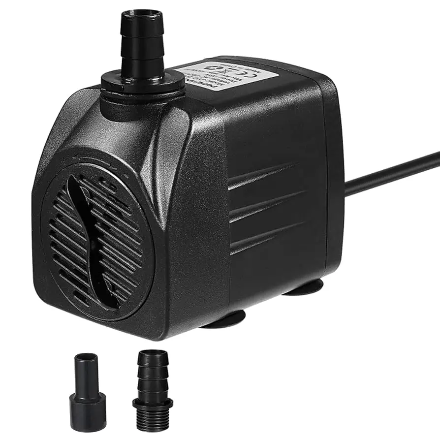 Picture of 25w Mini Submersible Water Pump Ideal for Fish Tank & Aquarium | Air Cooler Pump(Black)