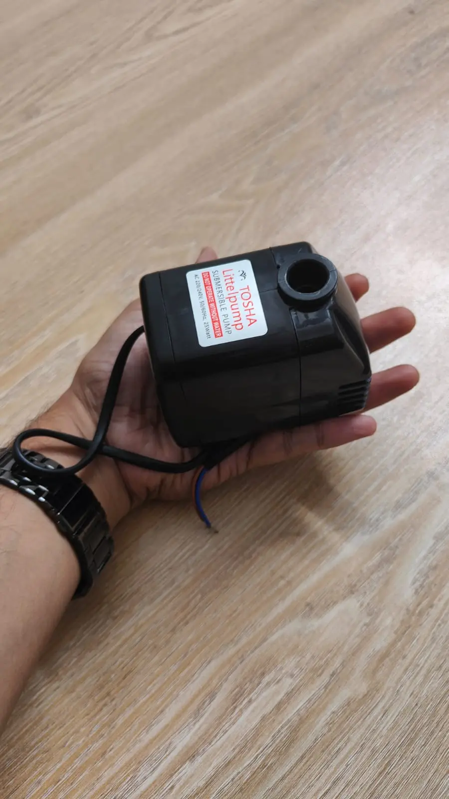 Picture of 25w Mini Submersible Water Pump Ideal for Fish Tank & Aquarium | Air Cooler Pump(Black)