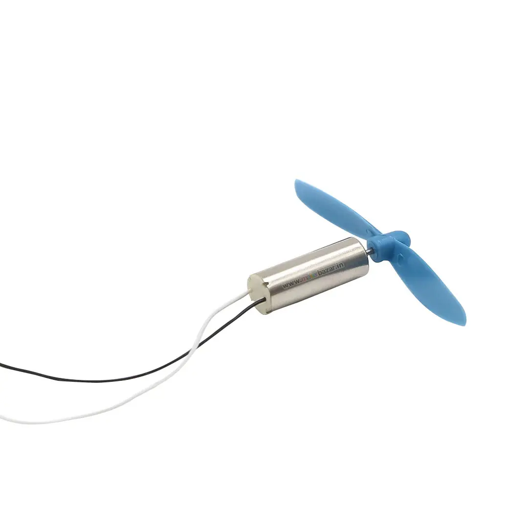 Picture of Dual Blade Mini Propeller Coreless Drone Motor Fan(Black)