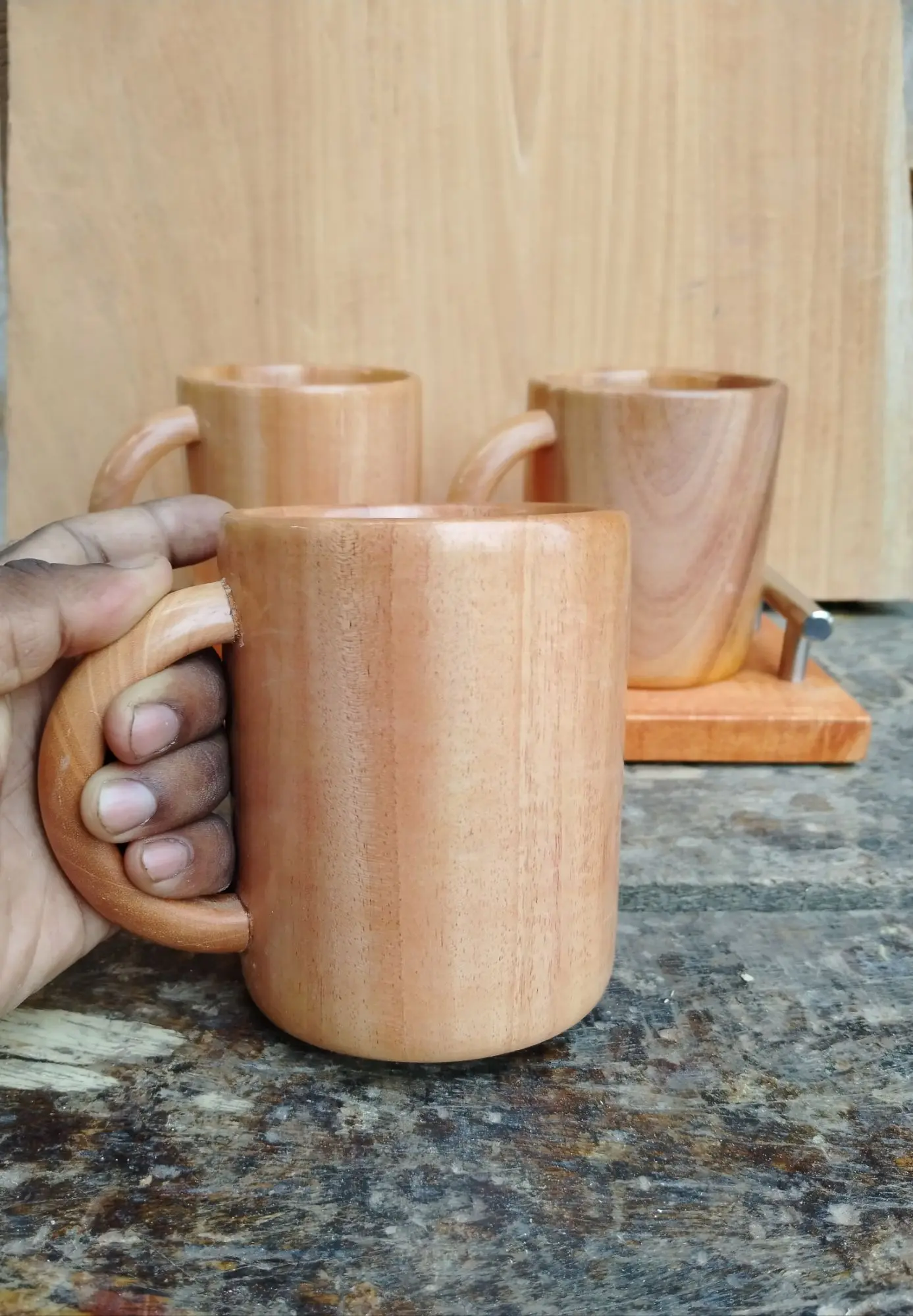Picture of High-Quality Handmade Unique Style Drinking Cup - Add Elegance To Your Beverage Enjoyment With This Stylish Handmade Cup - Multicolor