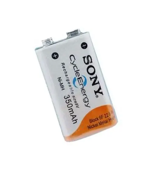 Picture of Sony 9V 450mAh Rechargeable Battery(Multicolor)
