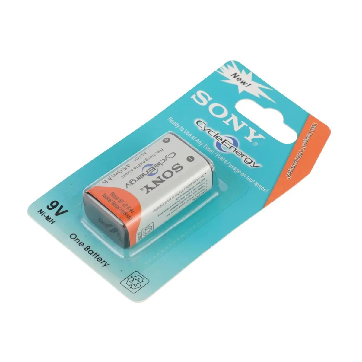 Picture of Sony 9V 450mAh Rechargeable Battery(Multicolor)