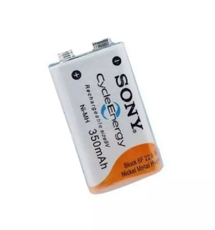Picture of Sony 9V 450mAh Rechargeable Battery(Multicolor)