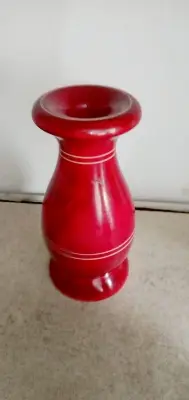 Picture of 7 Inch colourful wooden flower vase classic style/ wooden craft vase /home decor wood flower vases - Multicolor