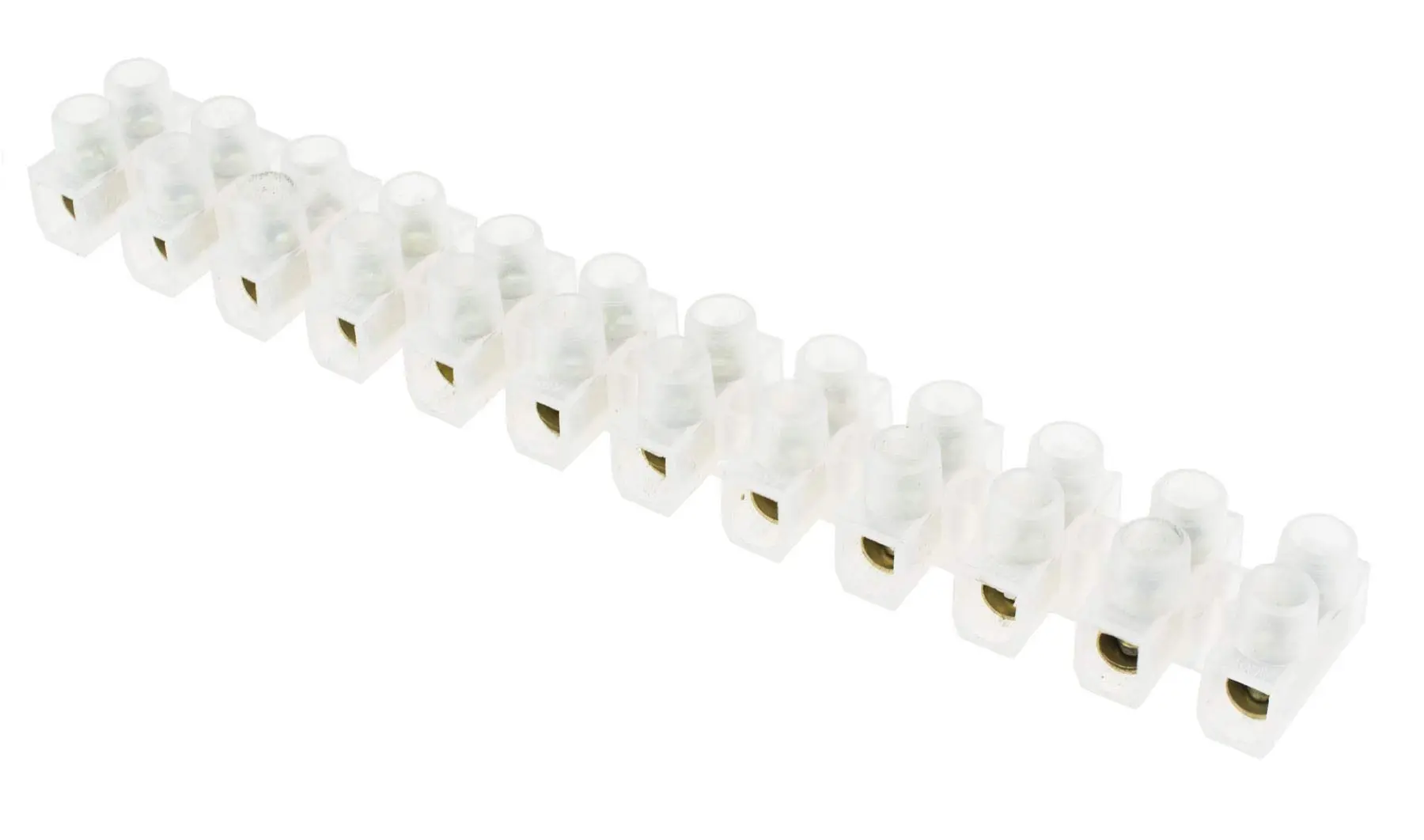 Picture of Terminal Block Connector Strip 5 A 12 way 6mm wire connector(White)