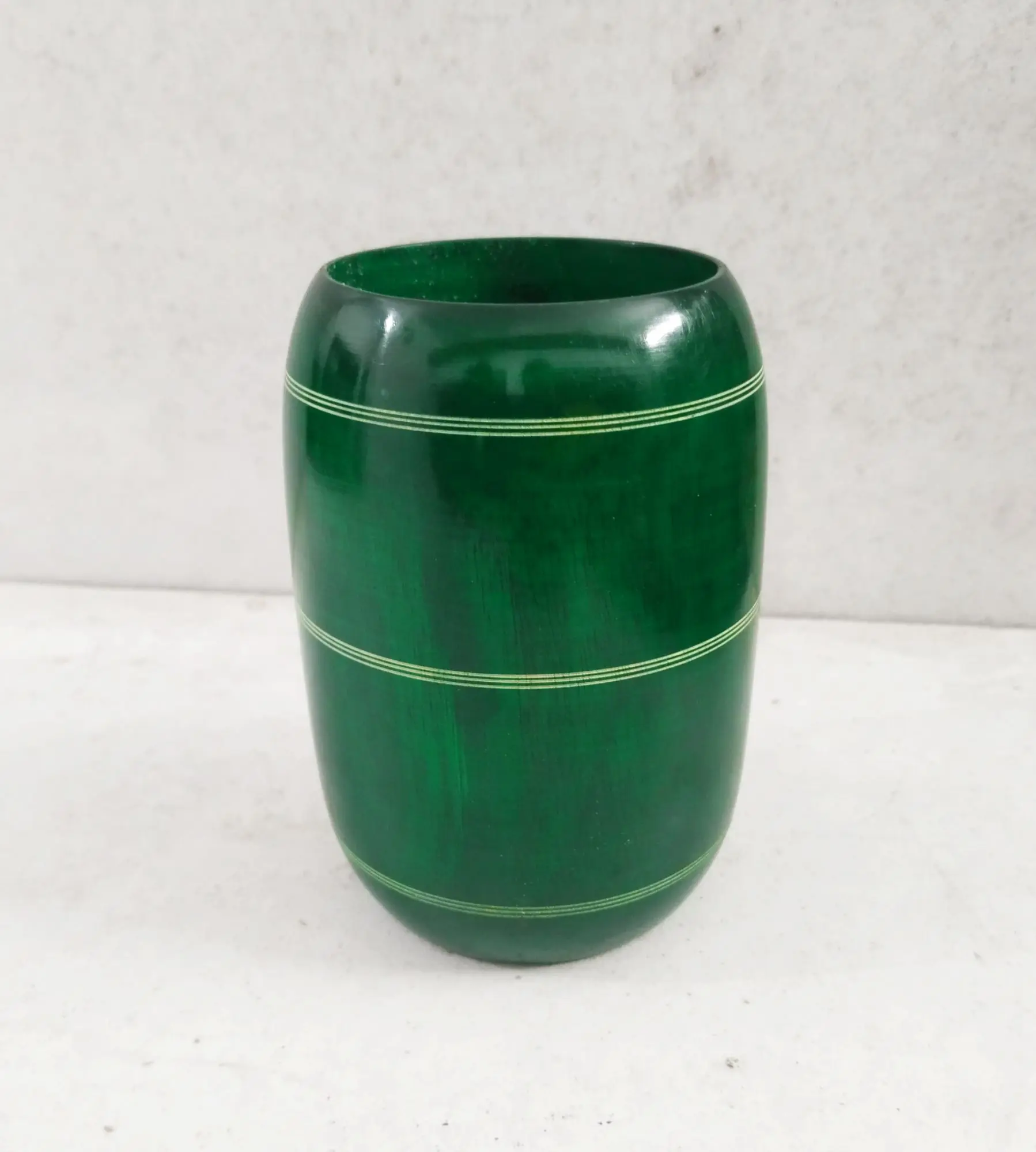 Picture of Mehguni  wood colorful  pen holder, multi-purpose, multi-functional, circular storage holder for home school office brush pot - Multicolor