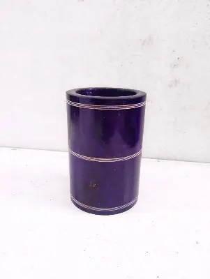 Picture of Mehguni  wood colorful  pen holder, multi-purpose, multi-functional, circular storage holder for home school office brush pot - Multicolor