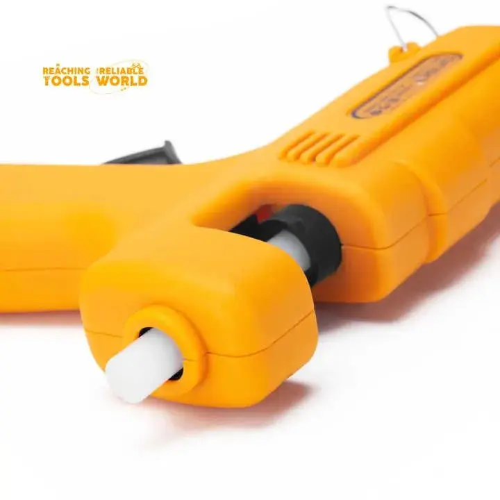 Picture of DingQi Professional 100W Glue Gun – Heavy Duty Hot Melt Tool(Orange)