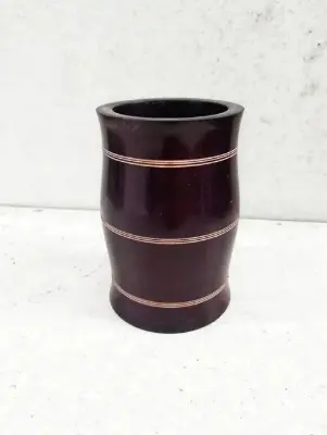 Picture of Mehguni  wood colorful  pen holder, multi-purpose, multi-functional, circular storage holder for home school office brush pot - Multicolor