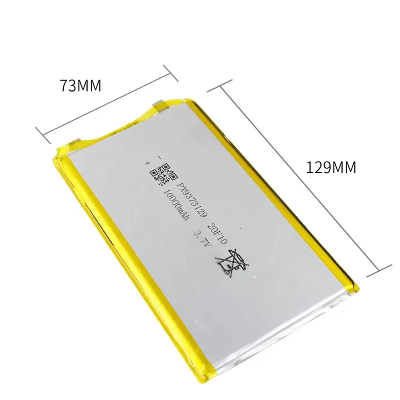 Picture of 3.7V 10000mAh 9373129  High-Capacity Rechargeable LiPo Battery – Long-Lasting Power for Drones, Power Banks & Portable Electronics(Silver)