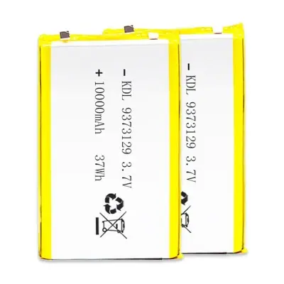 Picture of 3.7V 10000mAh 9373129  High-Capacity Rechargeable LiPo Battery – Long-Lasting Power for Drones, Power Banks & Portable Electronics(Silver)