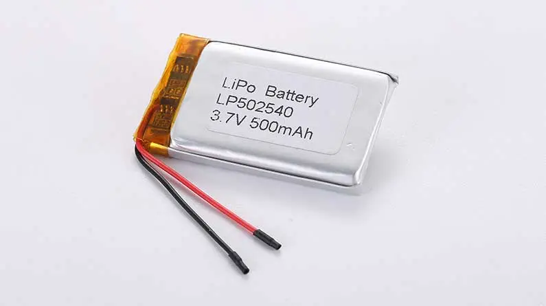 Picture of 3.7V 500mAh Li-Po Rechargeable Battery – 1S Lithium Polymer Cell(Grey)