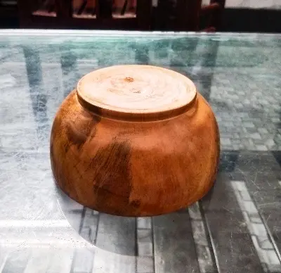 Picture of Handmade Durable Children Tableware Natural Eco Friendly wooden Baby Bowl - Multicolor