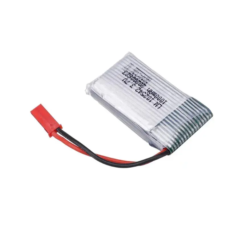 Picture of MT802540 3.7V 1000mAh Rechargeable Li-Po Battery for IoT, Robotics & DIY Electronics(Silver)