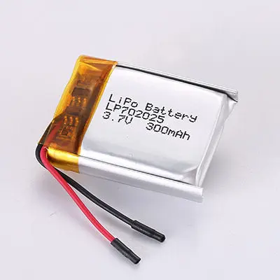 Picture of 3.7V 300mAh Li-Po BatteryLithium Polymer (LiPo) Battery Single Cell Rechargeable Battery for DIY Projects RC Toys and Wearable Devices(Silver)