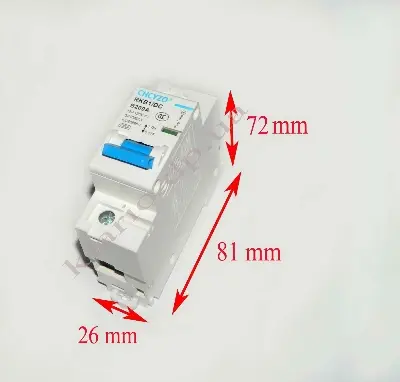 Picture of DC B200A DC Circuit Breaker – 12V–125V DC MCB for Solar, Battery & Industrial Use(White)