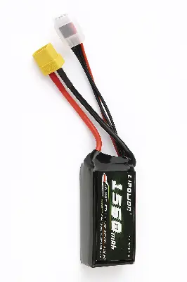 Picture of 1550 mAh 3S 35C LiPower 11.1 V High-Discharge LiPo Battery with XT-60 Connector(Black)