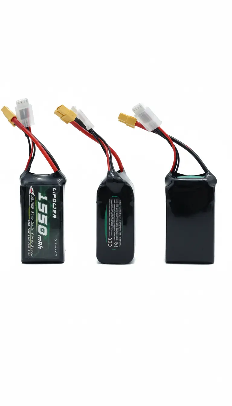 Picture of 1550 mAh 3S 35C LiPower 11.1 V High-Discharge LiPo Battery with XT-60 Connector(Black)