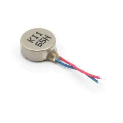 Picture of 0820 Mini Coin Vibration Motor 8mmX2.1mm ideal for mobile phones, wearables, and compact electronics.”(Silver)